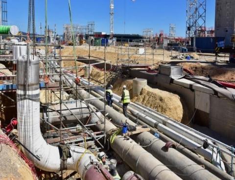 Installation of underground piping